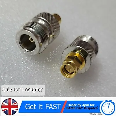 £4.29 • Buy SMA Male Plug To N Type Female Socket RF Adaptor