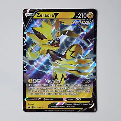 Zeraora V - Chilling Reign - 053/198 - Pokémon [NM] • $4.99