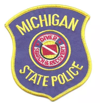 Michigan State Police -   Diver- Search &  Recovery Unit-  Mint Condition • $6