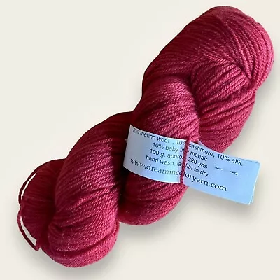 Dream In Color Yarn - 1 Hank Of  Miami Red  - Merino Wool Blend • $10.99