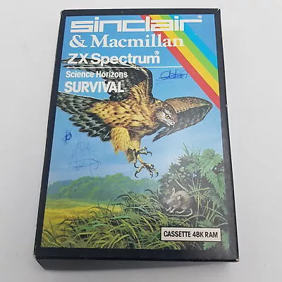 Science Horizons SURVIVAL (1984) Sinclair ZX Spectrum 48k Cassette Software • $5.98