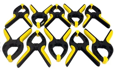 10 Pack  6  Nylon Spring Clamps Heavy Duty 3  Jaw Opening Holds 25lbs Multi-Use • $21.99