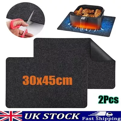 £7.99 • Buy 2x Heatproof Kitchen Surface Worktop Protector Heat Resistant Mat For Air Fryer