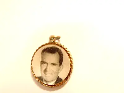 1960 Pennsylvania Republican Hologram Campaign Pendant With Nixon / Lodge • £13.50