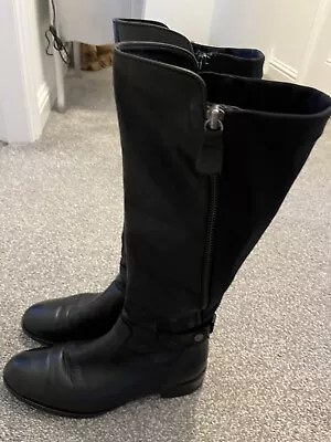 Women’s Gabor Leather Long Boots Size 6 • £40