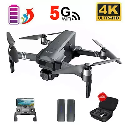 Holy Stone HS600 GPS Drone 4K HD Camera 2-Asix Gimbal EIS 3KM Wifi FPV Brushless • $399.99