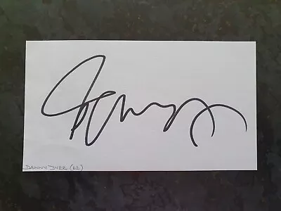 DANNY DYER - Large Signed White Card - TV - EASTENDERS • £2.99