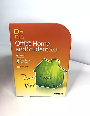 Genuine Microsoft Office Home And Student 2010 X3 Family Pack For 3 PCs  • $149.99