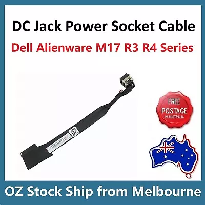 DC POWER JACK CHARGER CABLE For DELL Alienware M17 R3 R4 09DMWR 9DMWR Genuine • $39