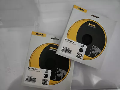 5x Brand New Mirka Deros Ceros 150 Mm Backing Pad 6 Holes 5/16 Inc + Pad Saver • £95