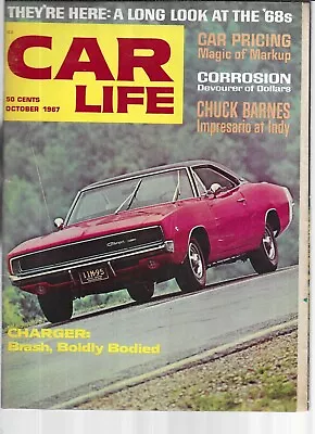 Car Life October 1967-a Long Look At The '68s • £10.27