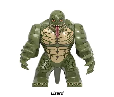 Marvel Villian Lizard Man Building Block Large 7.5cm + Text For Other Characters • £15.95