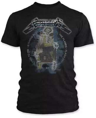 Metallica Electric Chair Heavy Metal Music Vintage Cotton Mens Shirt 50040057 • $38.46