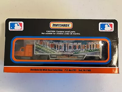 1991 Limited Edition Orioles On The Move Matchbox Tractor Trailer  • $14.99