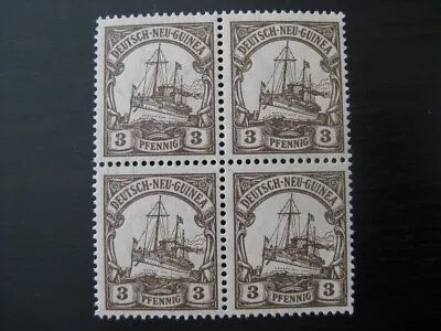 NEW GUINEA GERMAN COLONY Mi. #24 MNH Kaiser Yacht Stamp Block Of 4! CV $9.50 • $3.99