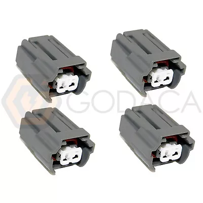 4x Connector 2-way For Fuel Injector Mitsubishi 195500-5690  W/out Wire • $29.99