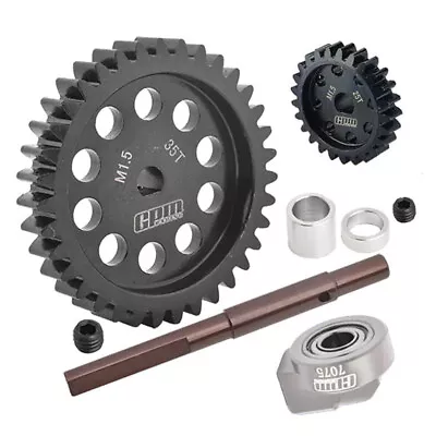 GPM 40Cr Carbon Steel M1.5 Spur Gear 35T + Motor Gear 25T For 1:5 XRT / X-Maxx • $35.90