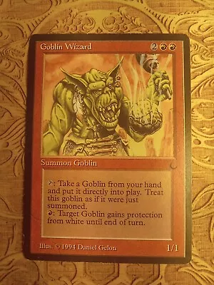 MTG Magic The Gathering Goblin Wizard The Dark See Photos For Condition • $50