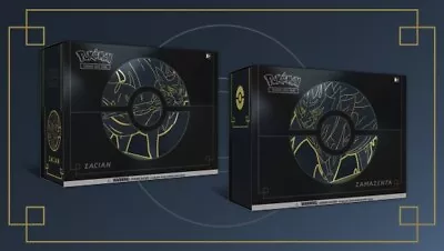 $195 • Buy Pokemon TCG Sword & Shield Elite Trainer Box Plus Zacian And Zamazenta Set Of 2