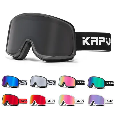 Snow Goggles Men Women Winter Ski Snowboard Glasses UV400 Snowmobile Sunglasses • $26.63