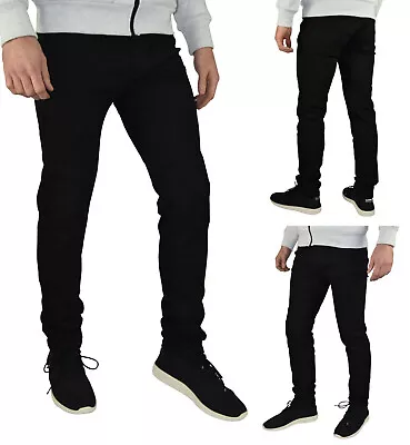 Mens Slim Fit Stretch Jeans Comfy Fashionable Super Flex Denim Pants • $24.35