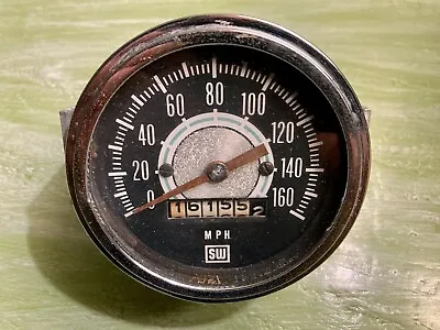 VINTAGE STEWART WARNER SPEEDOMETER GREEN LINE 160 MPH Vintage • $49.99