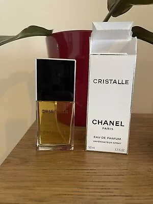 CHANEL CRISTALLE  EAU DE PARFUM 50ml Fragrance Vintage Discontinued Spray • £57