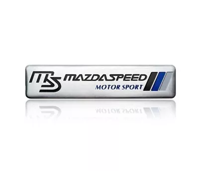 MS Maszdaspeed Motor Sport Aluminium Badge Emblem For Mazda 2 3 RX7 RX8 MX5 MPS • $10