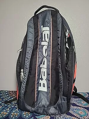 Babolat Team RH X6 Tennis Racket Bag/ Backpack 189 Red Fluo • $29.90