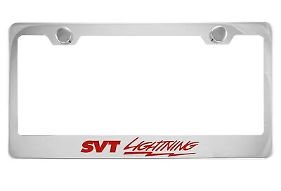 $10.50 • Buy Chrome License Plate Frame For SVT Lightning