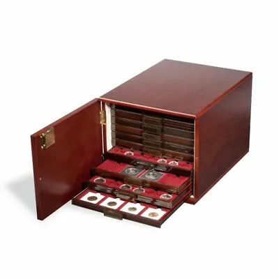 Coin Drawer Cabinet For 10 Standard Coin Drawers Mahogany Colorede (silk-mat) • £156.91