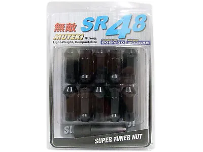 Muteki Sr48 20pcs Extended Wheels Tuner Lug Nuts (open End/12x1.25/black) • $49.99