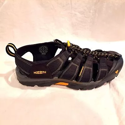 Keen Commuter Cycling Biking Sandals Shoes Black Yellow Mens Size 9 • $74.99