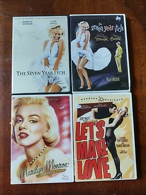 Marilyn Monroe Dvd Movie Lot Seven Year Make Love Final Days • $14.99