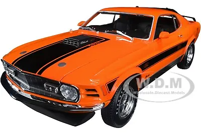 1970 Ford Mustang Mach 1 428 Orange 1/18 Diecast Model Car By Maisto 31453 • $37.99
