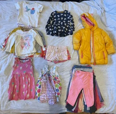 36 Items Girls Clothes 3-4 Years / 3 Year Old + Large Bundle All You Need! • £70