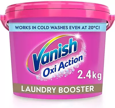 Vanish Gold Oxi Action Laundry Booster & Stain Remover Powder For Colours 2.4kg • £15