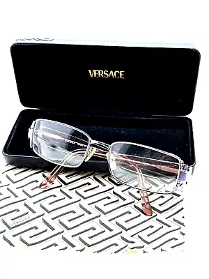 Vintage Retro Versace Eye Glasses Original Cloth And Case Made In Italy #10023 • $45.95