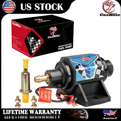 Electric External Fuel Pump For Chevy Ford SBC BBC Holley SBF 35Gph 5-9Psi 12S • $23.99