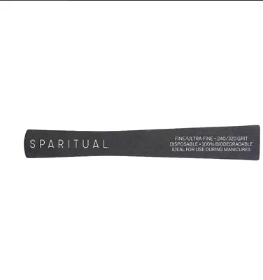 SpaRitual Black Board Eco Nail Files 240/320 Grit 5 Pack • $10