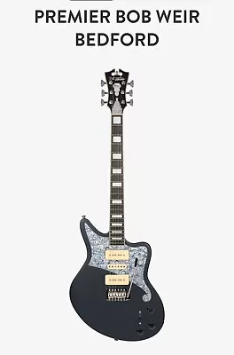D'Angelico Premier Bob Weir Bedford Electric Guitar - Matte Stone • $650