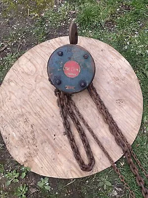 A Felco 2 Ton Chain Hoist Block And Tackle Winch • £200