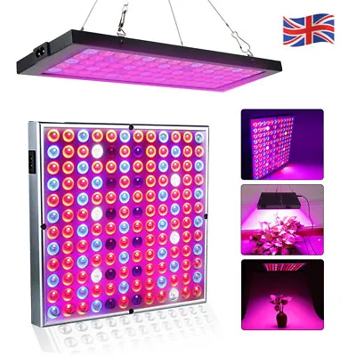 £3.99 • Buy 1000W 3000W Plant LED Grow Light Lamp Panel Full Spectrum Indoor Hydroponic Veg
