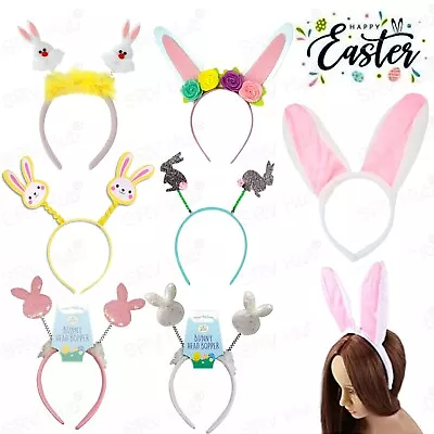 Bunny Ears Headband Rabbit Head Boppers Easter Party Fashion Kids Girls Gift • £3.64