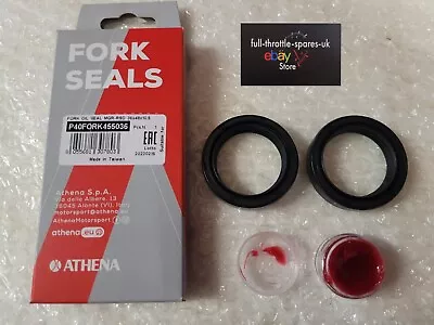 Fits: KAWASAKI Z 900 A 1976-1977 ATHENA MOTORCYCLE FORK OIL SEALS + GREASE • £12.99