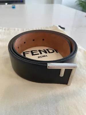 Fendi Belt Cintura F Corner Polished • $450