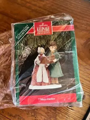 Hallmark Keepsake Ornament Merry Carolers 1991 A Christmas Carol Charles Dickins • $11.25