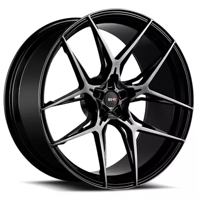22x9  Savini Wheels SV-F5 Gloss Black With Double Dark Tint Flow Formed Rims • $3228