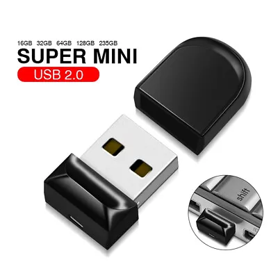 1T 512GB 256MB Mini Black USB Flash Drive Thumb Memory Stick For PC Laptop Lot • £1.80