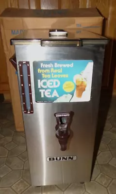 Bunn - TD4 Tall 4 Gal Commercial Iced Tea Dispenser New In Box Coffee • $77.99